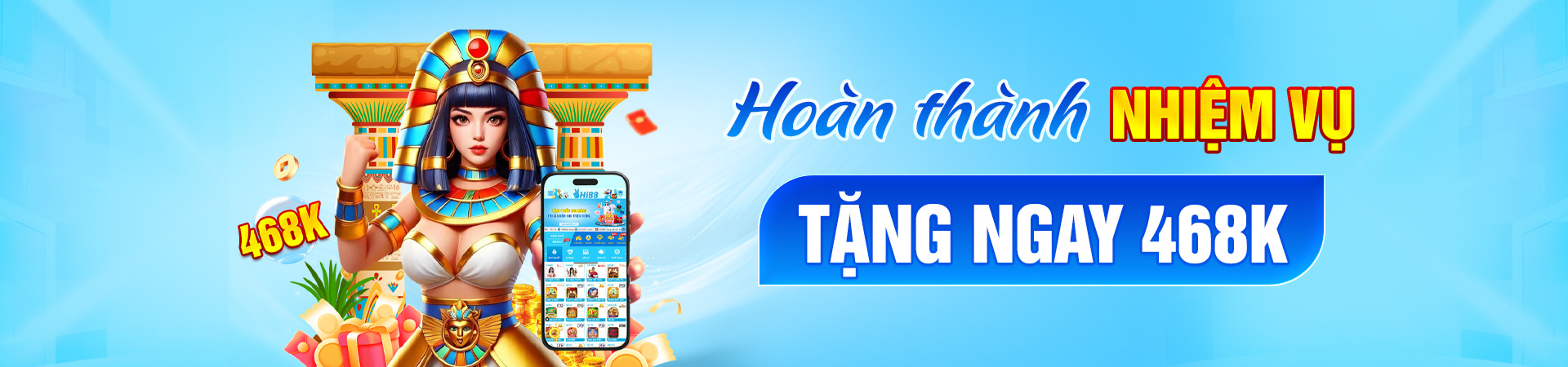 Hi88 Tặng Thưởng 468K khi hoàn thành nhiệm vụ